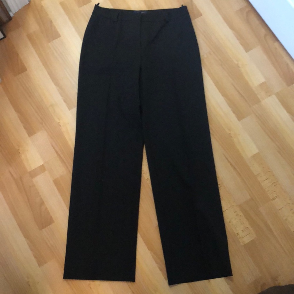 Piazza Sempione black stretch wool trousers.